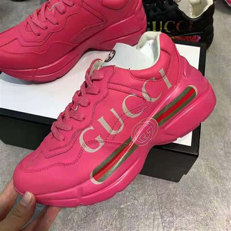 gucci sneaker damen rosa|gucci women's sneakers.